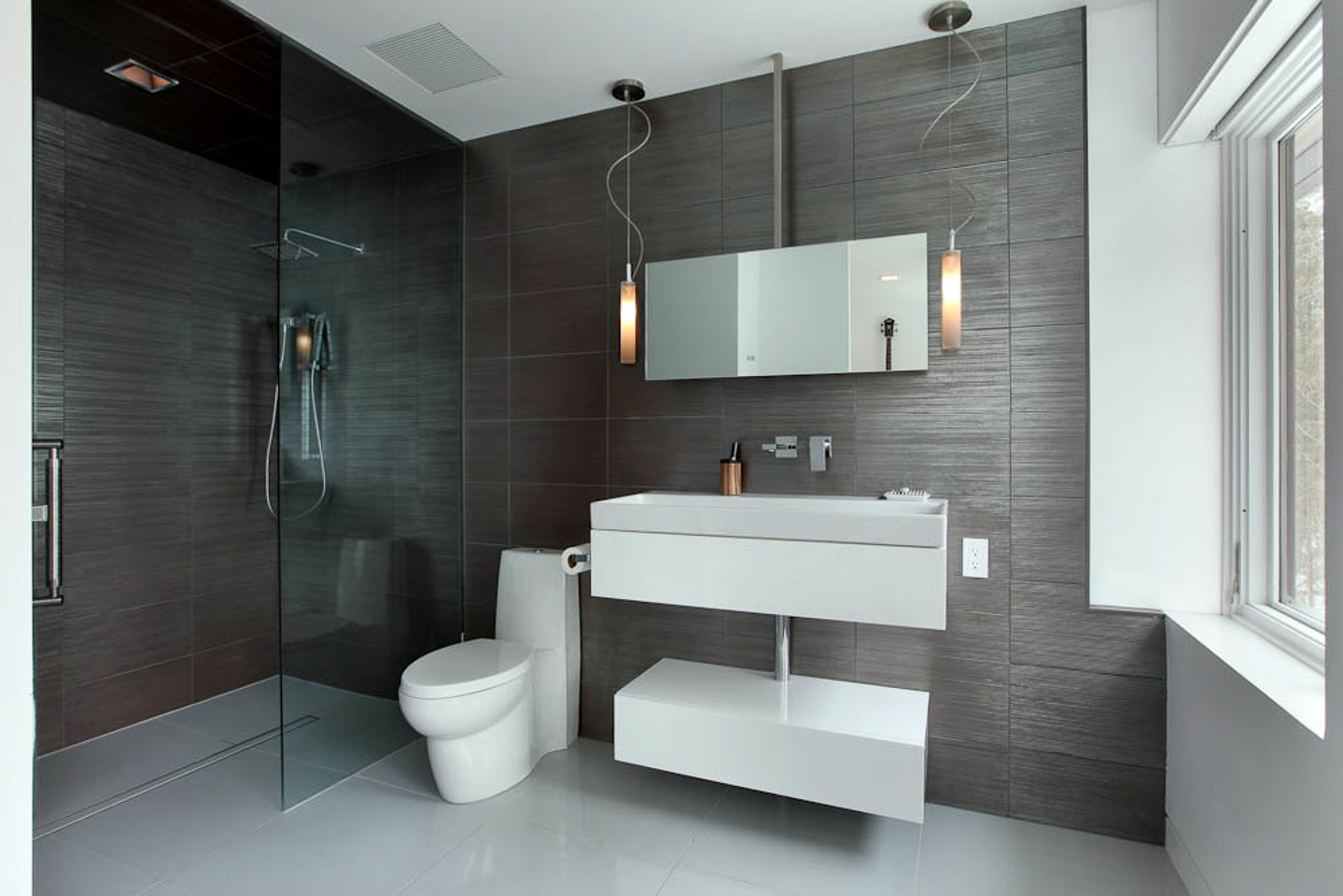 tile showers and baths, backsplashes, features